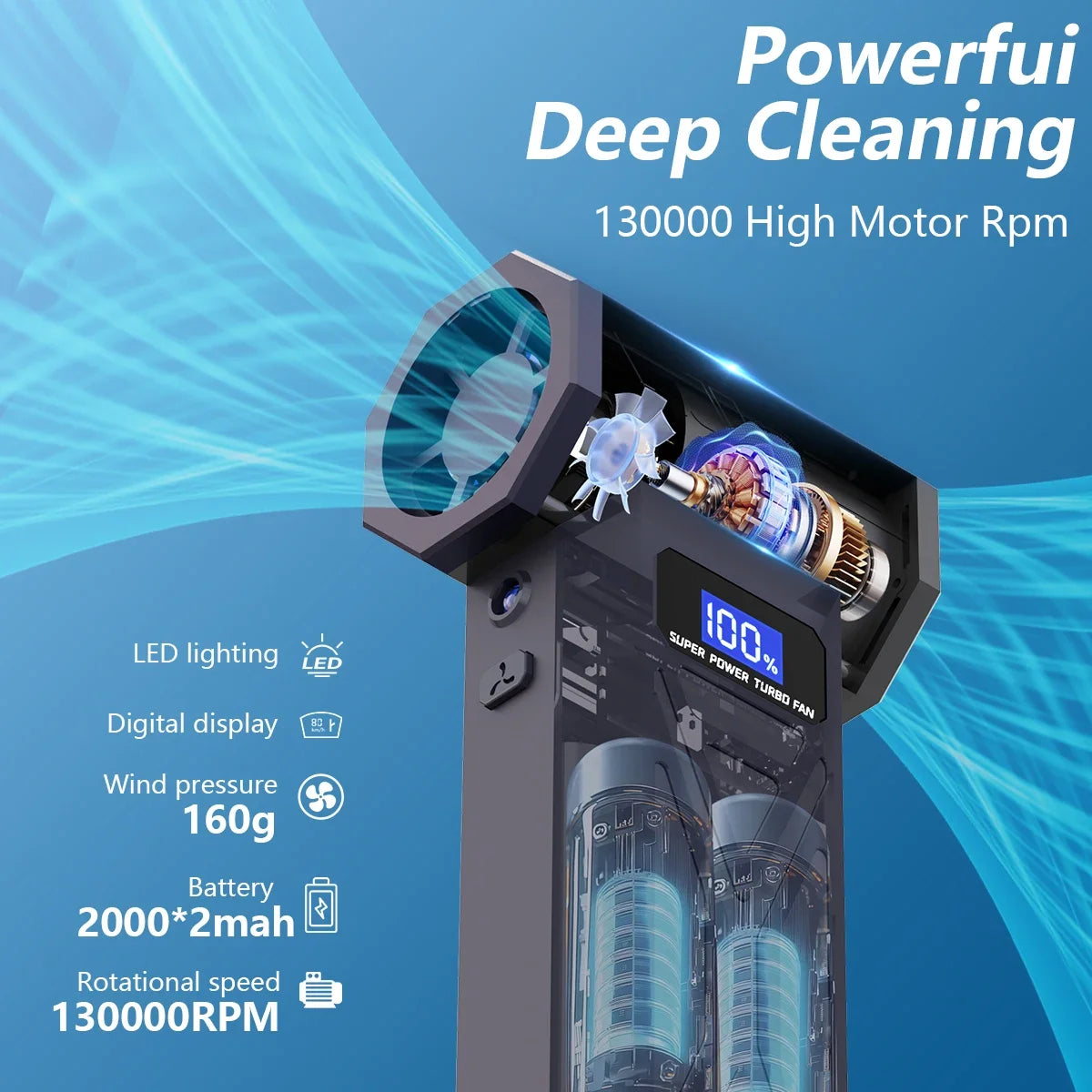 TurboAir™ 110K RPM Cordless Duster